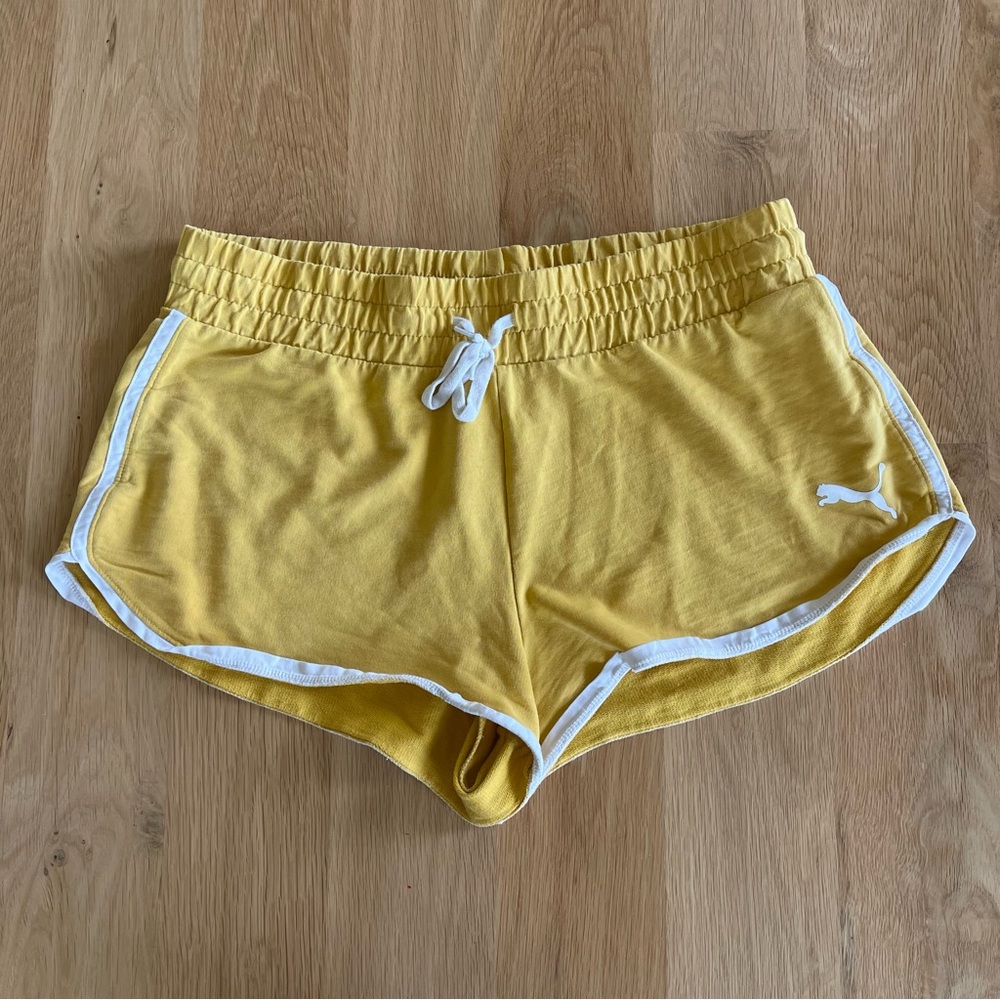 PUMA yellow shorts (Size L)